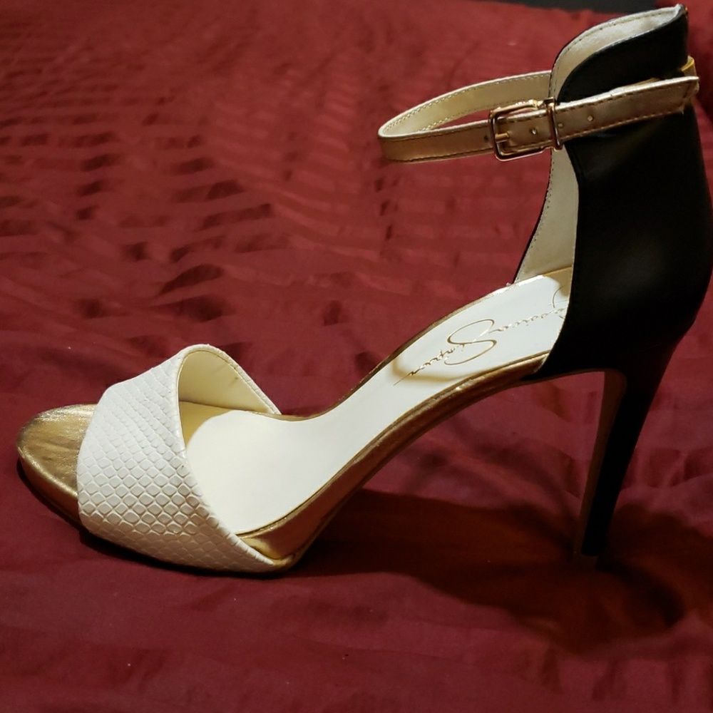 Jessica Simpson ankle strap heels